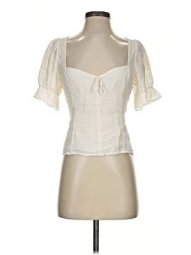 Reformation Short Sleeve Blouse