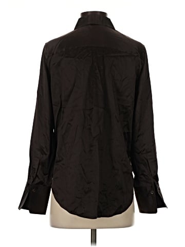 Madewell Long Sleeve Silk Top (view 2)