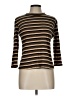 Zara Brown Short Sleeve Turtleneck Size L - photo 1