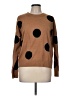 T Tahari Polka Dots Brown Pullover Sweater Size M - photo 1