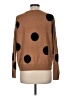 T Tahari Polka Dots Brown Pullover Sweater Size M - photo 2