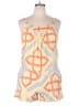 Karen Zambos 100% Polyester Print Orange Romper Size XL - photo 1