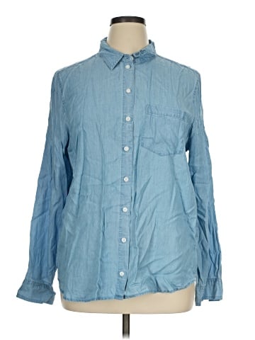 On 34th Long Sleeve Button-Down Shirt (view 1)
