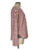 Hem & Thread Stripes Burgundy Long Sleeve Top Size L - photo 4