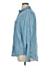 On 34th 100% Lyocell Blue Long Sleeve Button-Down Shirt Size XL - photo 5