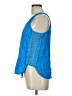 Johnny Was 100% Rayon Blue Sleeveless Blouse Size L - photo 5