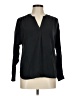 Madewell Black Sandwashed Popover Top Size M - photo 1