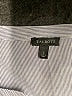 Talbots 100% Cotton Blue Gray Sleeveless Blouse Size L - photo 7