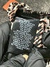 Bold Elements Animal Print Brown Long Sleeve Blouse Size S - photo 8