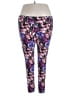 Terra & Sky Print Purple Active Pants Size 3X - photo 1
