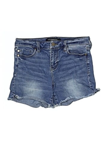 Liverpool Los Angeles Denim Shorts (view 1)