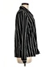 Unbranded 100% Polyester Stripes Black Long Sleeve Blouse Size M - photo 4