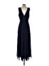 Eliza J 100% Polyester Solid Blue Cocktail Dress Size 8 - photo 2
