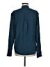 Zara Solid Teal Long Sleeve Button-Down Shirt Size M - photo 2