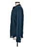 Zara Solid Teal Long Sleeve Button-Down Shirt Size M - photo 5