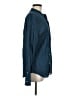 Zara Solid Teal Long Sleeve Button-Down Shirt Size M - photo 4