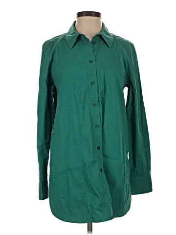 Lafayette 148 New York Long Sleeve Button-Down Shirt (view 1)