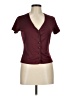 Ecru Burgundy Short Sleeve Top Size M (estimated) - photo 1