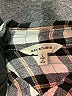 Max Studio Plaid Silver Long Sleeve Button-Down Shirt Size L - photo 7