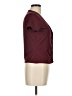 Ecru Burgundy Short Sleeve Top Size M (estimated) - photo 4