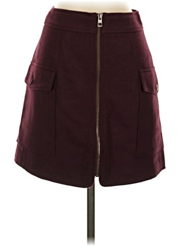 Madewell (Re)sourced Zip-Front Mini Skirt (view 1)