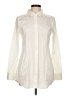 Theory Ivory Long Sleeve Button-Down Shirt Size L - photo 1