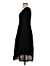 Barbara Lesser Solid Black Casual Dress Size XS - photo 5