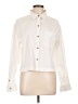 Athleta Ivory Long Sleeve Button-Down Shirt Size L - photo 1