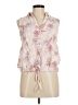 Cloth & Stone Pink Sleeveless Button-Down Shirt Size M - photo 1