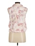 Cloth & Stone Pink Sleeveless Button-Down Shirt Size M - photo 2