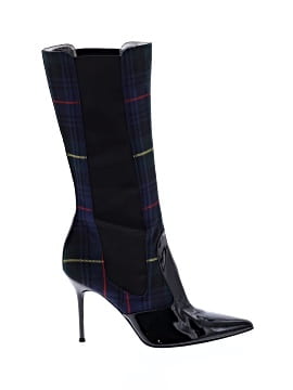 Dolce & Gabbana Plaid Knee High Boots (view 1)