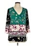 Style&Co Teal 3/4 Sleeve Blouse Size L - photo 1