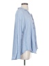 Free People Blue Long Sleeve Blouse Size XS - photo 4