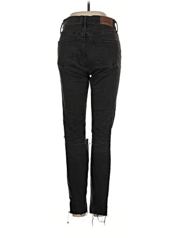 Madewell 9" High-Rise Skinny Jeans in Black Sea (view 2)