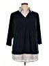 Adrianna Papell Blue Pullover Sweater Size 1X - photo 1