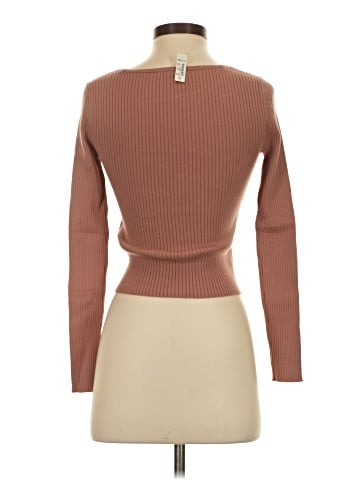 Madewell Rosseau Square-Neck Crop Cardigan Top (view 2)