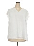 BLOOMCHIC 100% Polyester White Short Sleeve Blouse Size 18 - photo 1