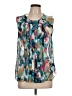W118 by Walter Baker 100% Polyester Teal Sleeveless Blouse Size L - photo 1