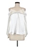 Belle + Sky 100% Polyester Silver Sleeveless Blouse Size M - photo 1