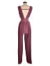 On Twelfth 100% Polyester Solid Burgundy Jumpsuit Size S - photo 2