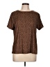 Unbranded Animal Print Brown Short Sleeve T-Shirt Size L - photo 1