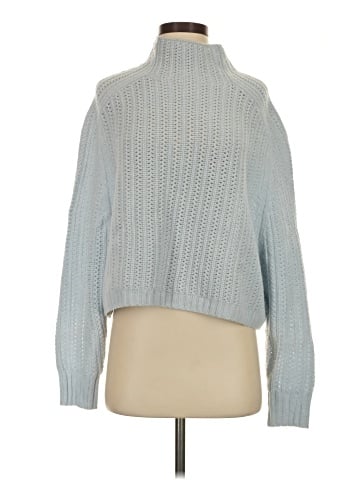 Madewell Pointelle-Stitch Mockneck Sweater (view 1)