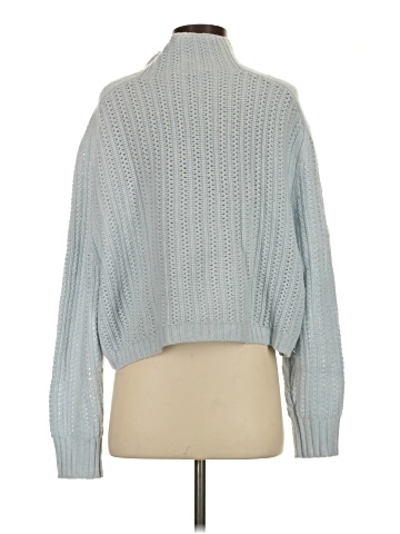 Madewell Pointelle-Stitch Mockneck Sweater (view 2)