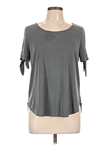 Green Envelope Short Sleeve Top (view 1)