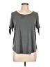 Green Envelope Gray Short Sleeve Top Size L - photo 1