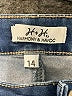 Harmony + Havoc Solid Blue Jeans Size 14 - photo 4