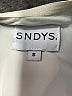SNDYS. 100% Polyester Graphic Gray Ivory Casual Dress Size S - photo 7