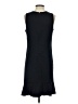 Ann Taylor LOFT Solid Black Casual Dress Size 4 - photo 2
