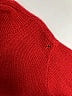 Eileen Fisher 100% Cashmere Red Cashmere Pullover Sweater Size M (petite) - photo 3