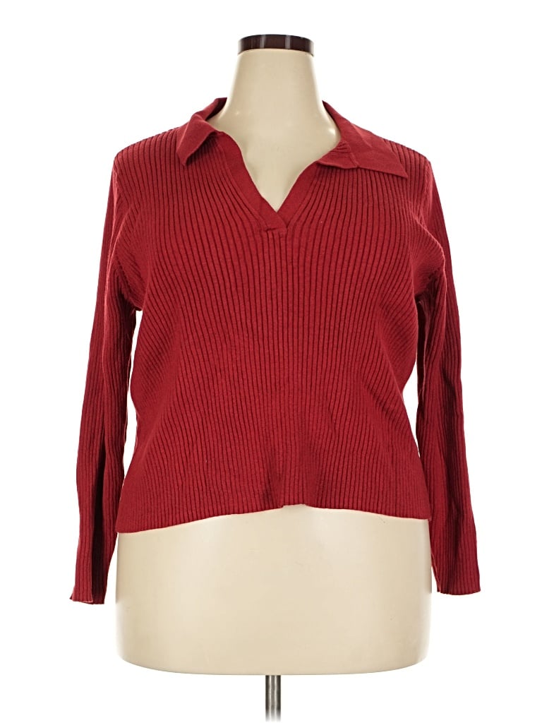 Pre-owned Old Navy Pullover Sweater In Red